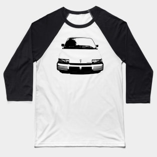 Pontiac Trans Sport 1990s American classic minivan monoblock black Baseball T-Shirt